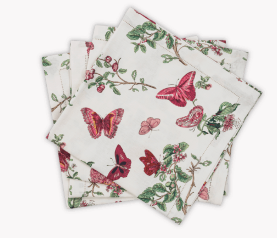 Baudin Butterfly Dinner Napkins