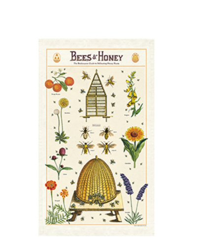 Bees and Honey Tea Towel