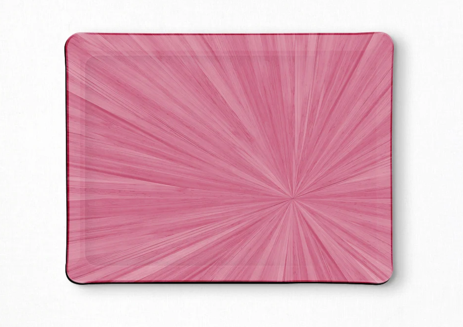 Soleil Tray in Pink