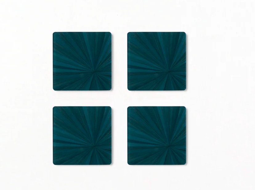 Soleil Coasters Canard Blue