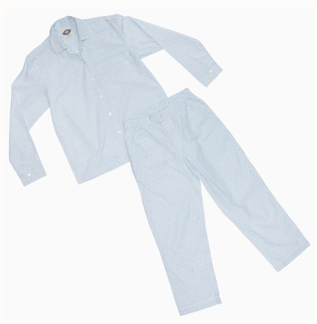 John Robshaw Cinde Light Indigo Pajama Set