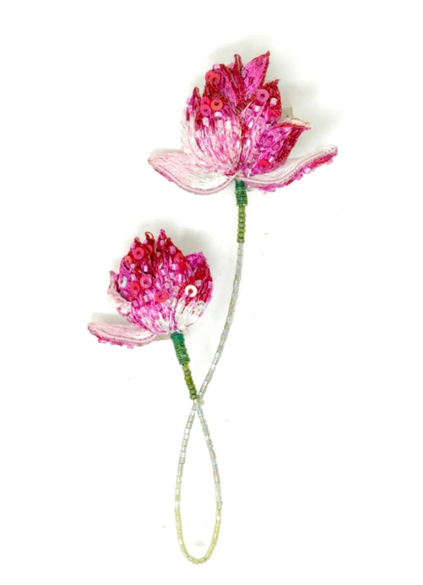 Blooming Lotus Brooch Pin