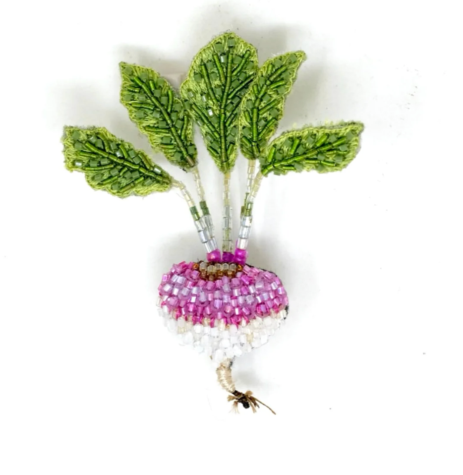 Turnip Brooch Pin