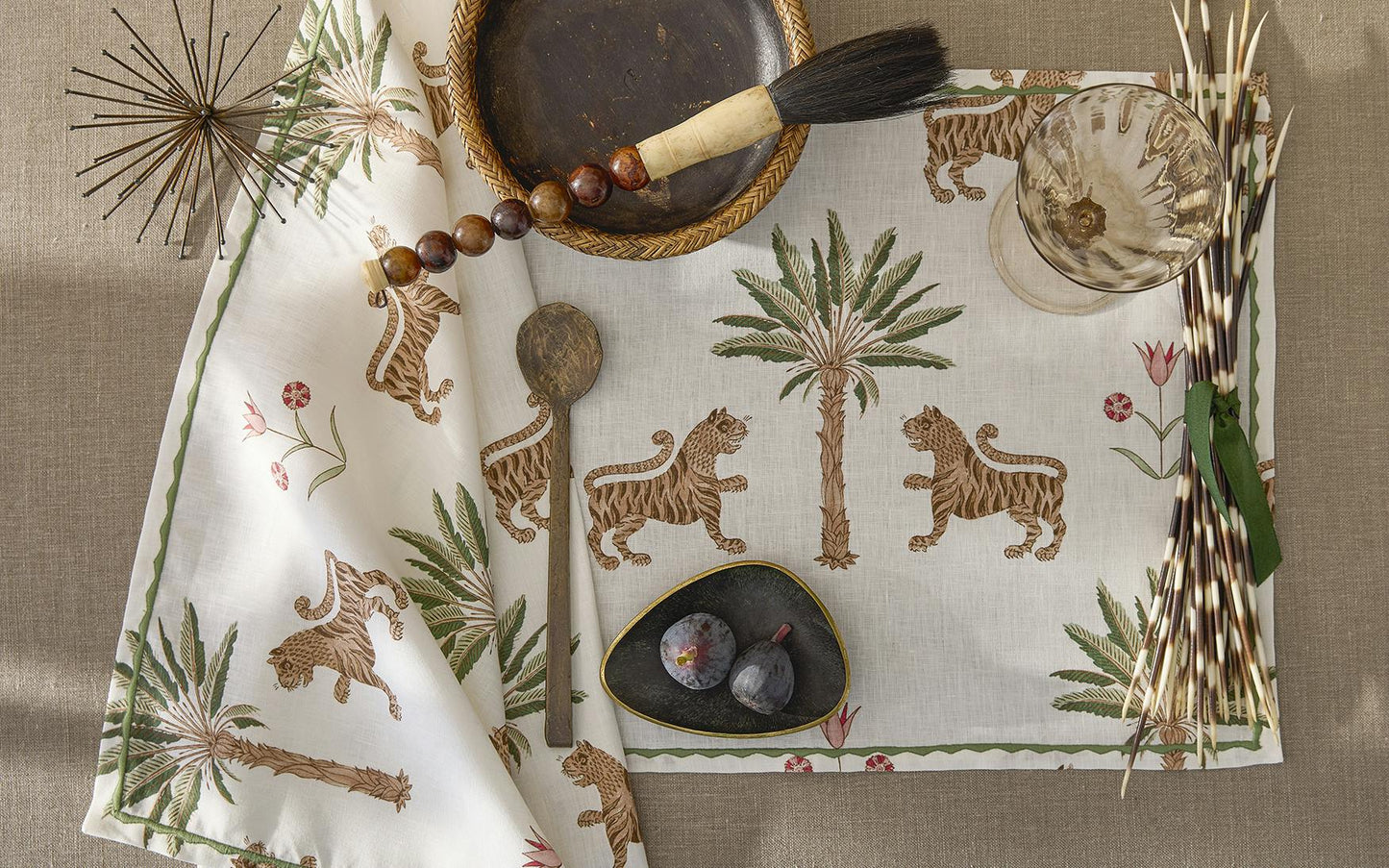 Tiger Palm Tablecloth