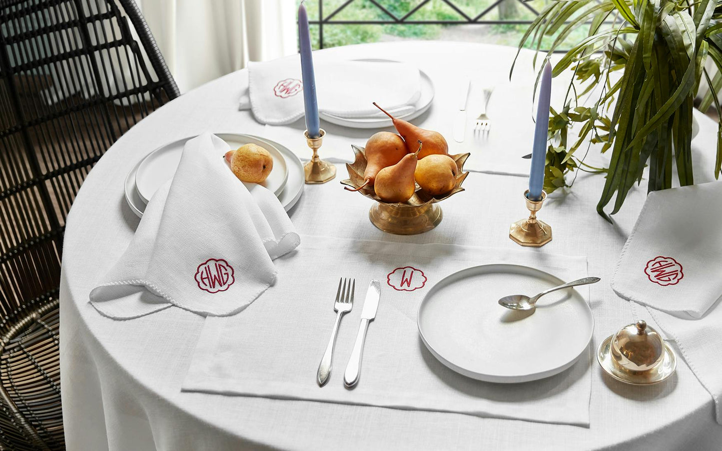 Chamant Tablecloth Ivory