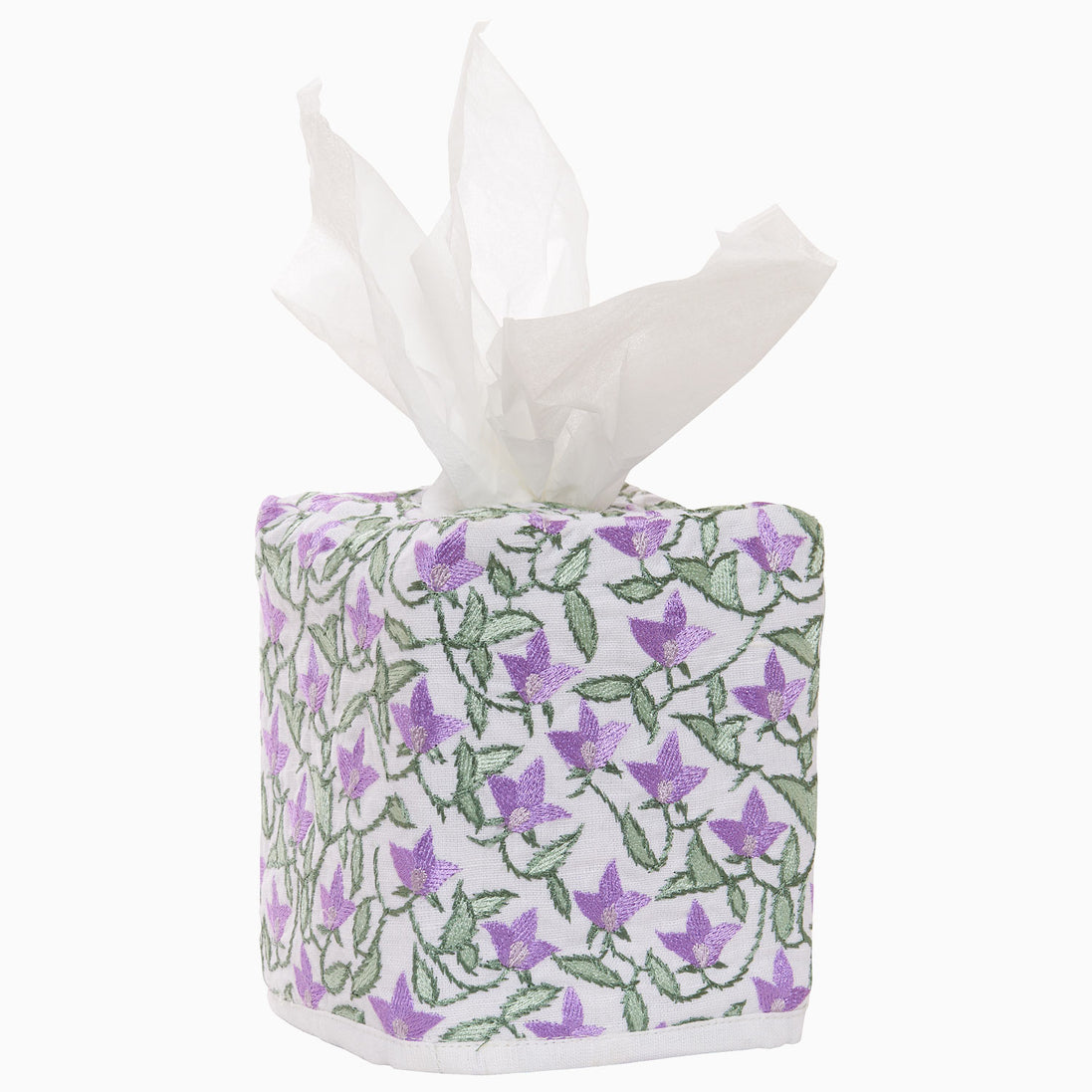 John Robshaw Gul Lavender Tissue Box Cover