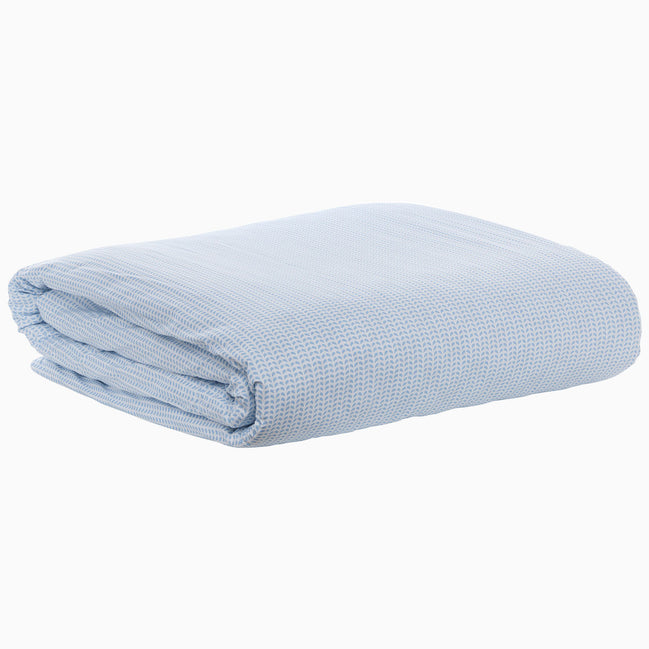 John Robshaw Cinde Light Indigo Organic Duvet