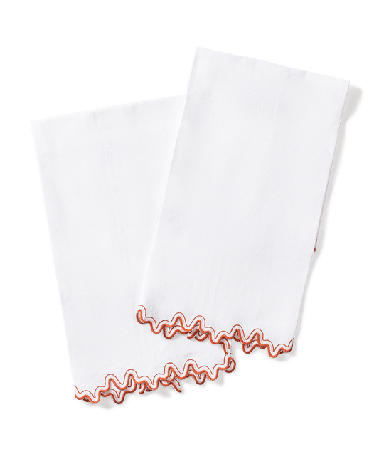 Wave Guest Towels- Set of 2