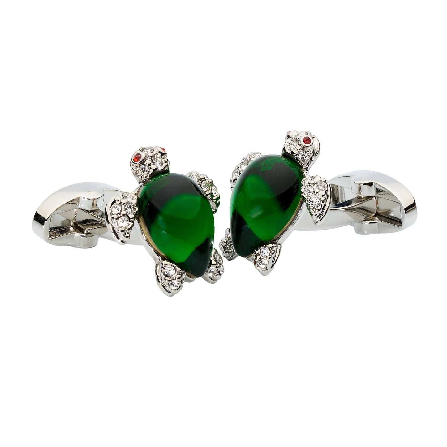 Crystal Turtle Cufflink