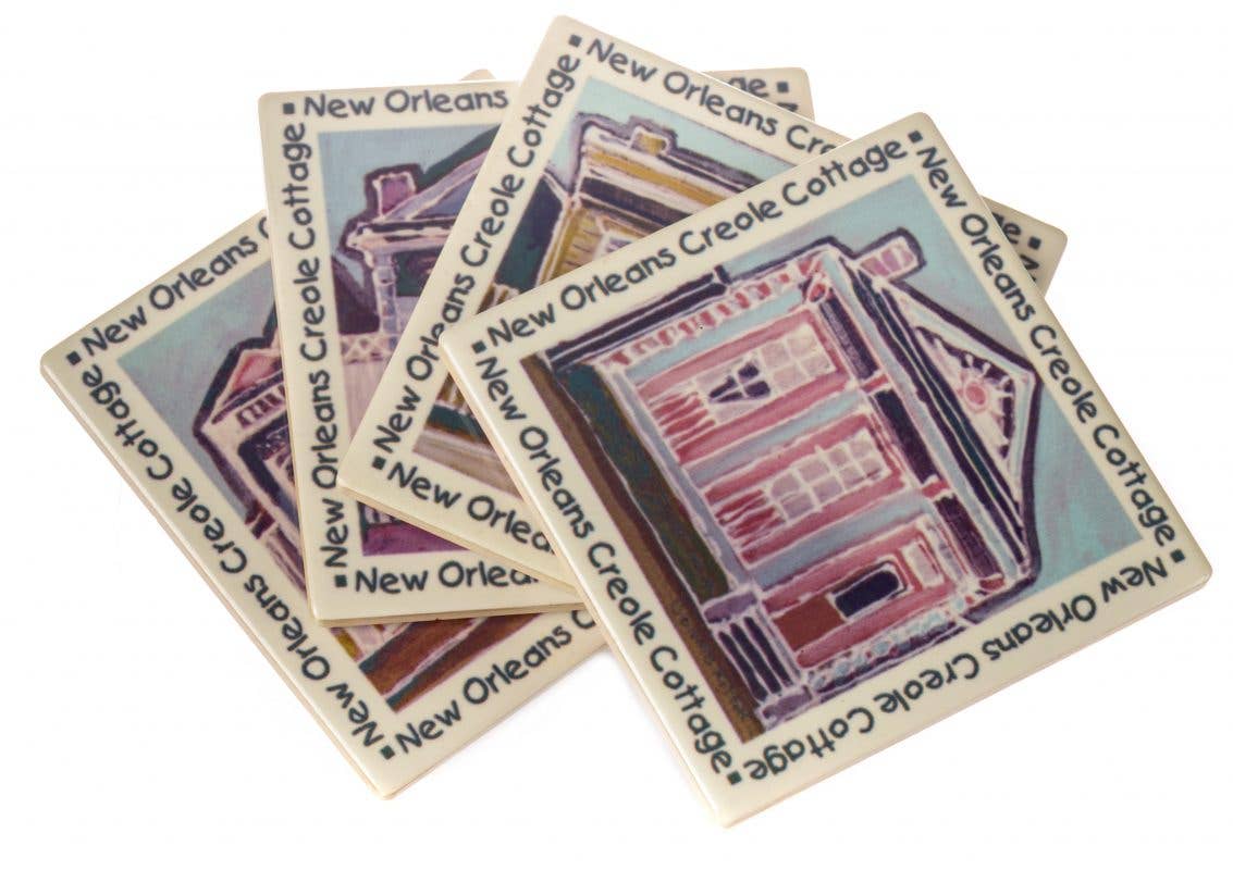 Coaster Set - Creole Cottages