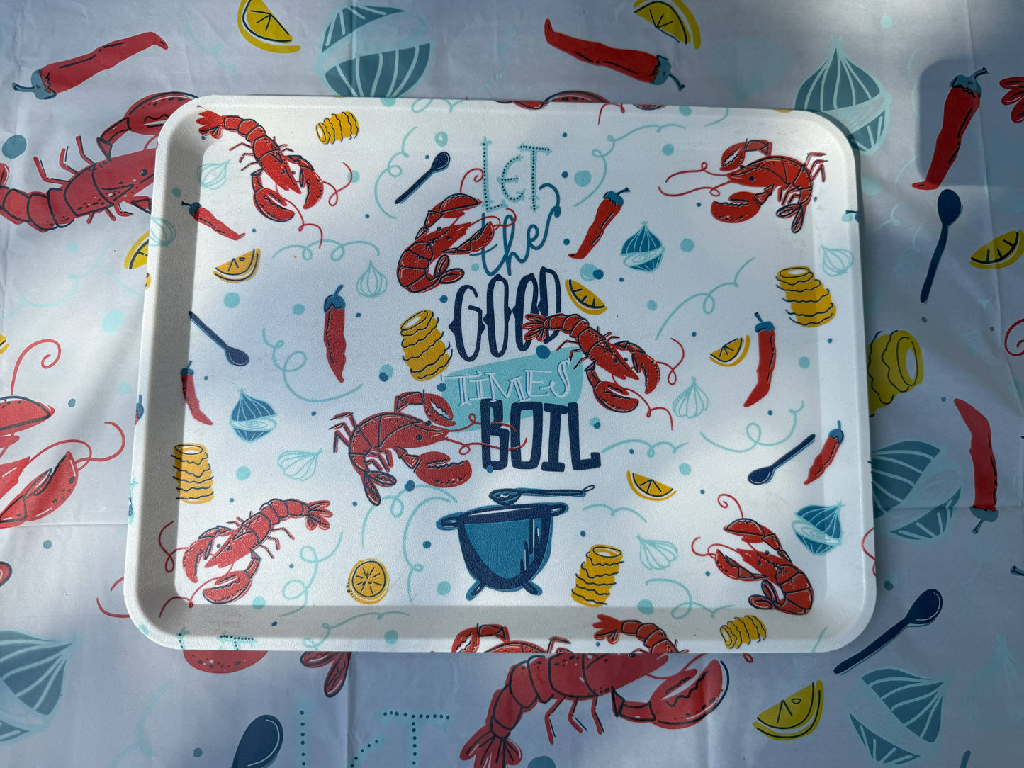 Crawfish Tray - Let the Good Times Boil