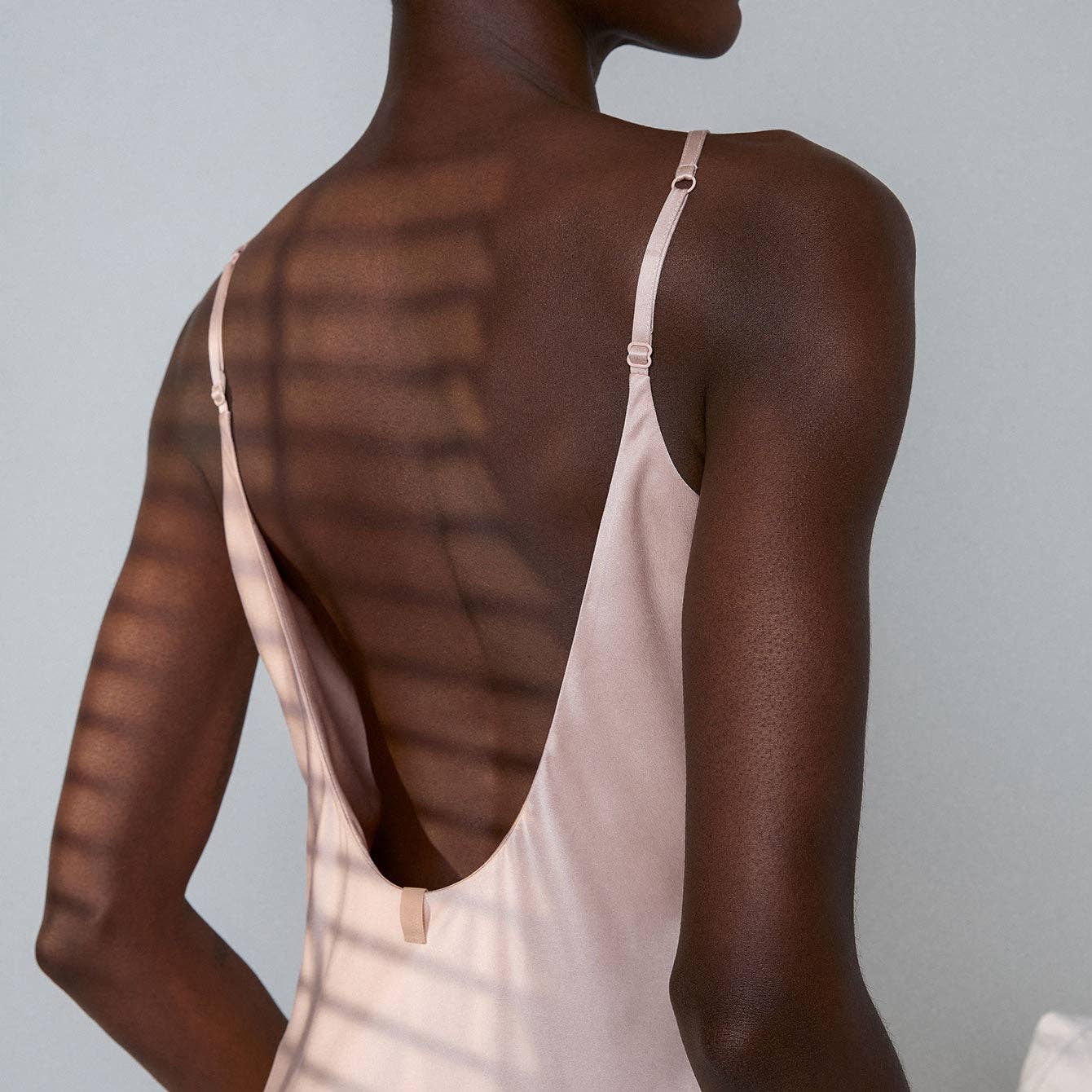 Washable Silk Bias Slip Dress: Delicate Pink / S