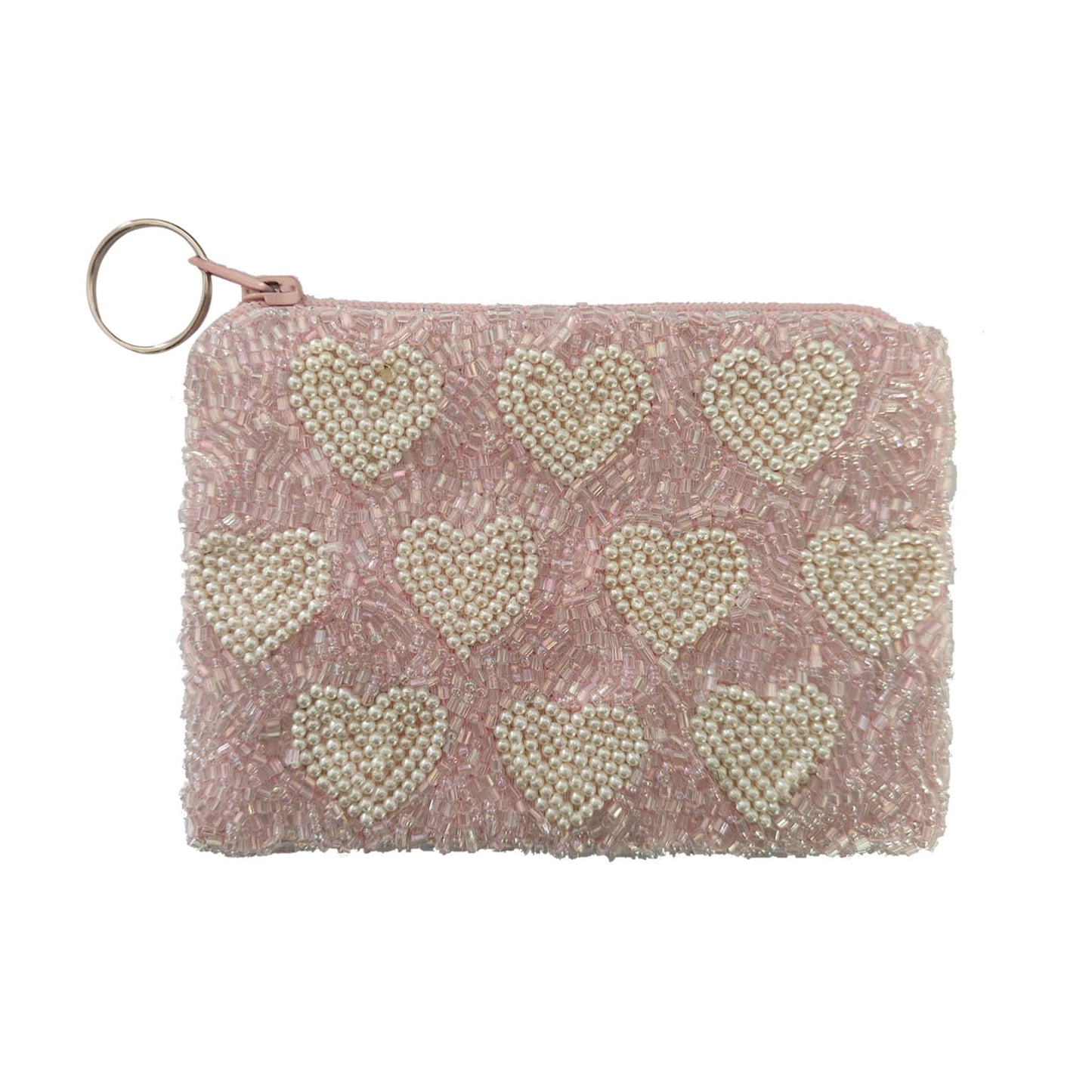 Pearly Hearts Coin Purse