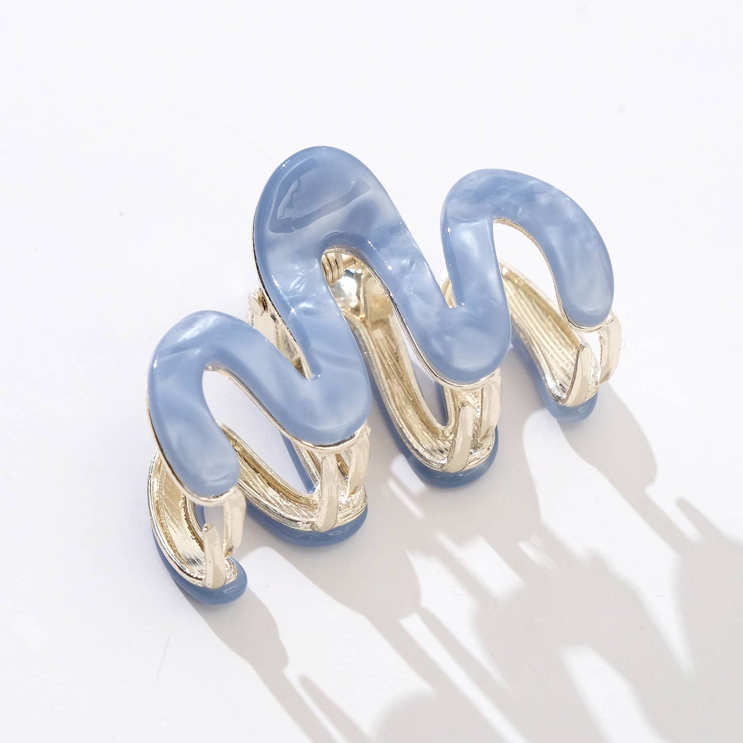 Willow Mini Coastal Metal Squiggle Claw Clip - Mini: Assorted
