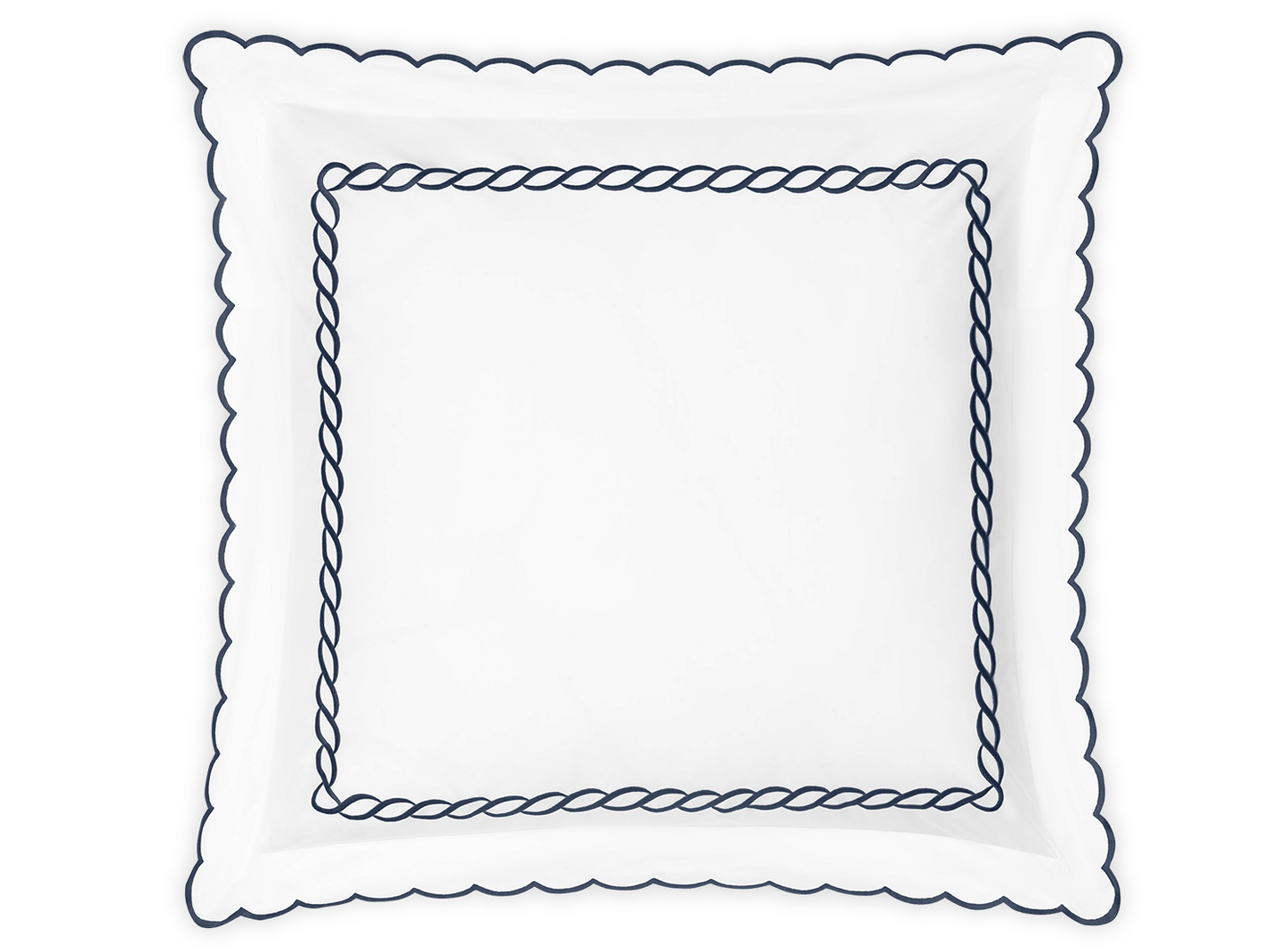 Classic Chain Scallop Sham