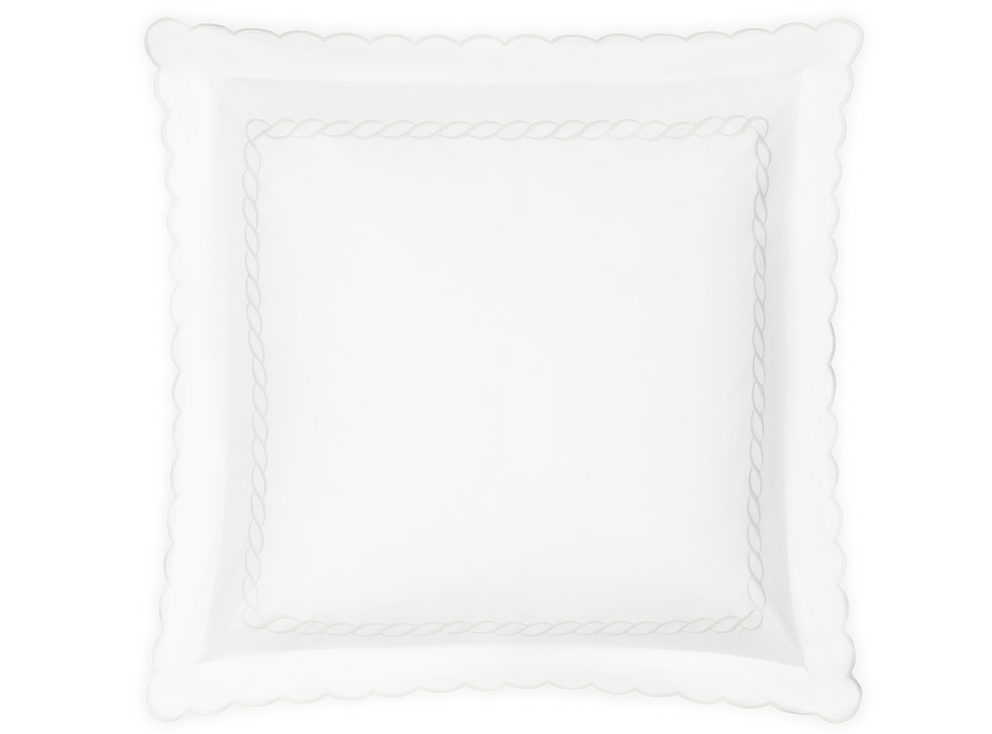 Classic Chain Scallop Sham