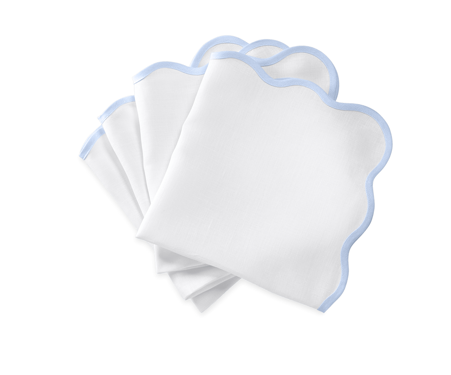 Scallop Edge Napkin Set of 4