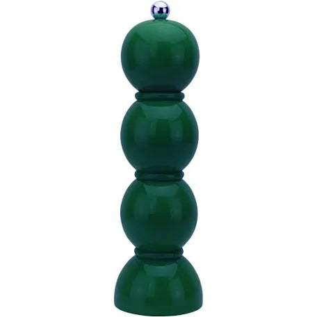 Racing Green Bobbin Salt or Pepper Mill