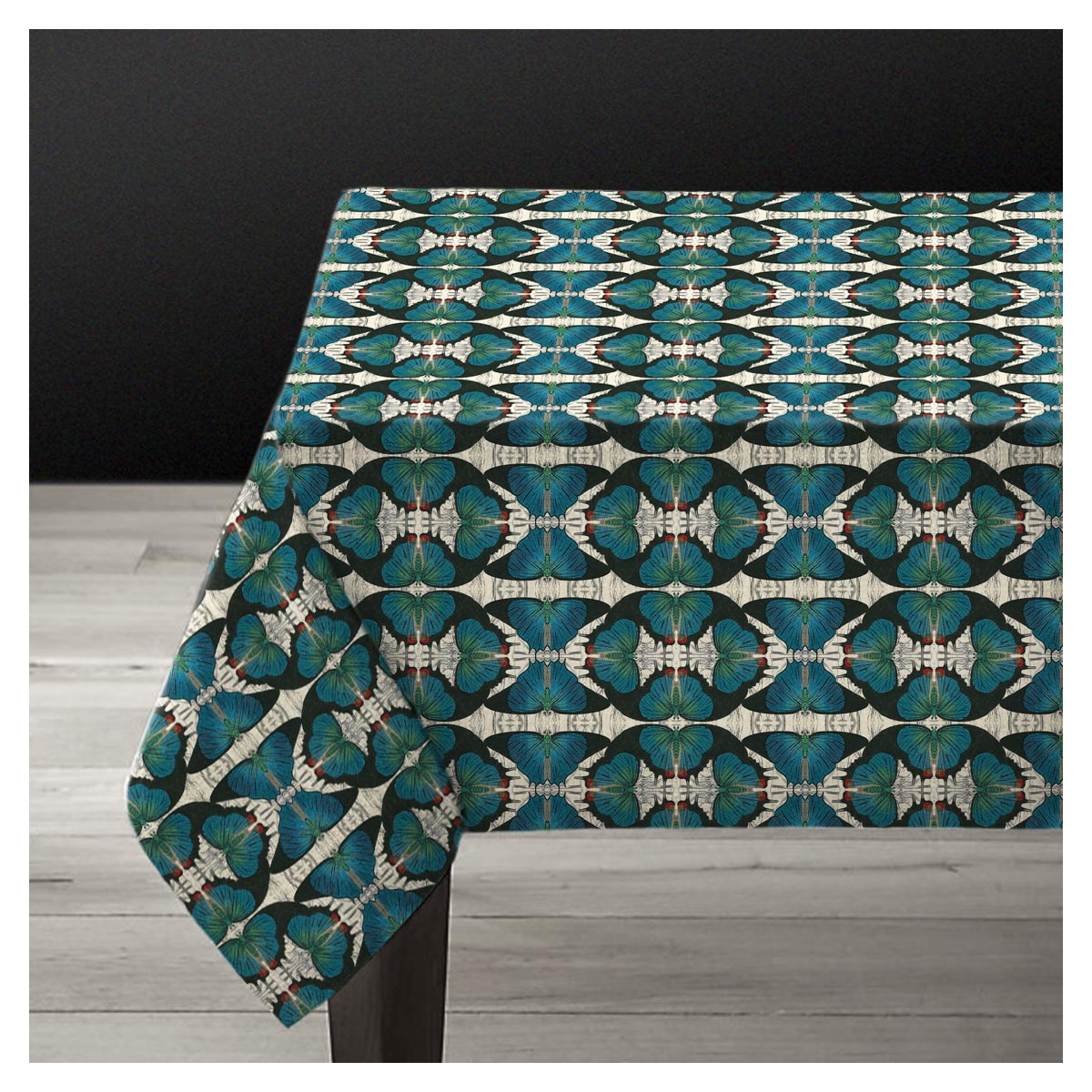 Blue Butterfly Large Tablecloth