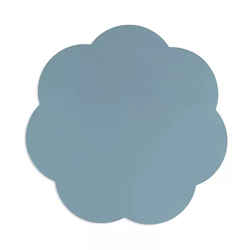 Scalloped Lacquer 16" Placemats, Set of 4