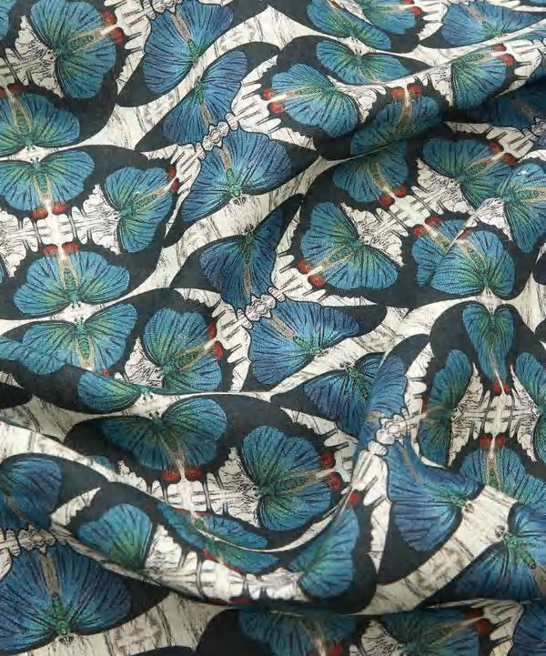 Blue Butterfly Large Tablecloth