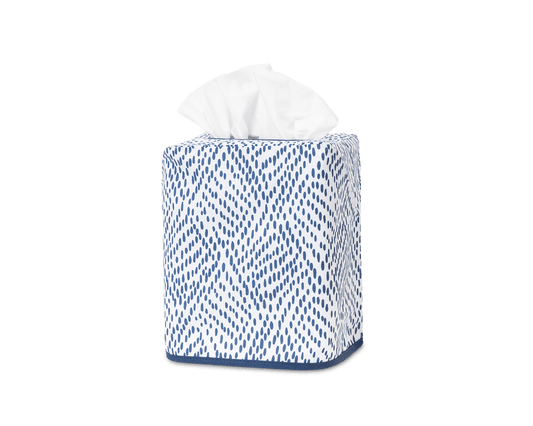 Duma Diamond Tissue Box Cover Navy