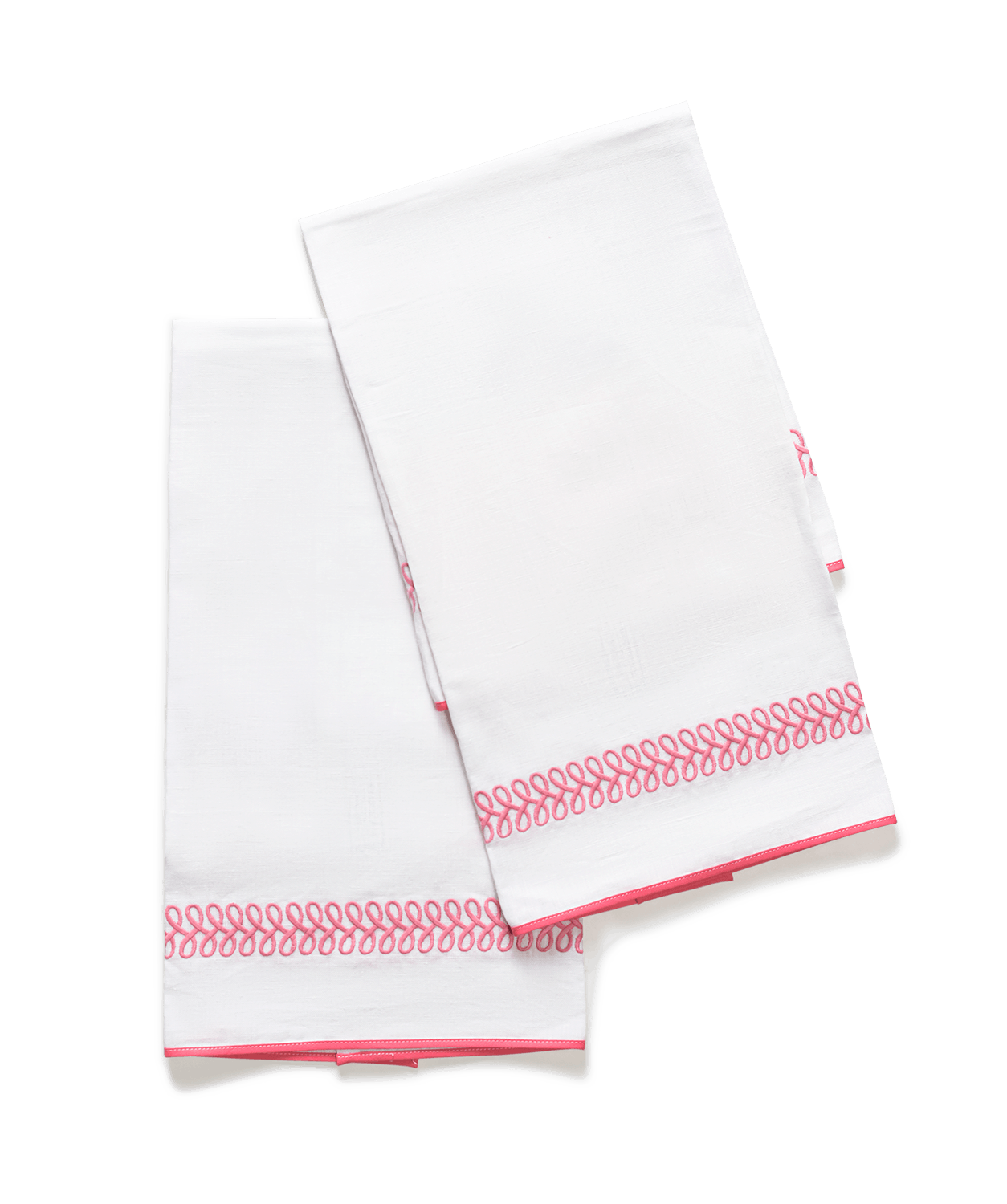 Astor Braid Guest Towels- Set of 2