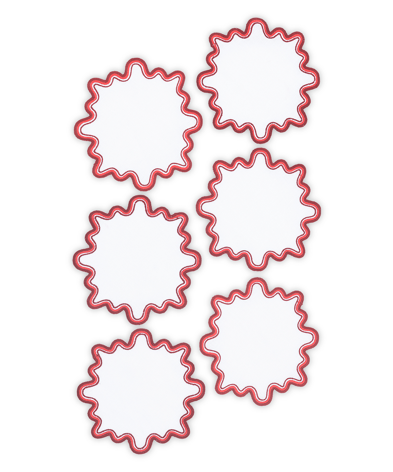 Wave Cocktail Napkin Set of 6