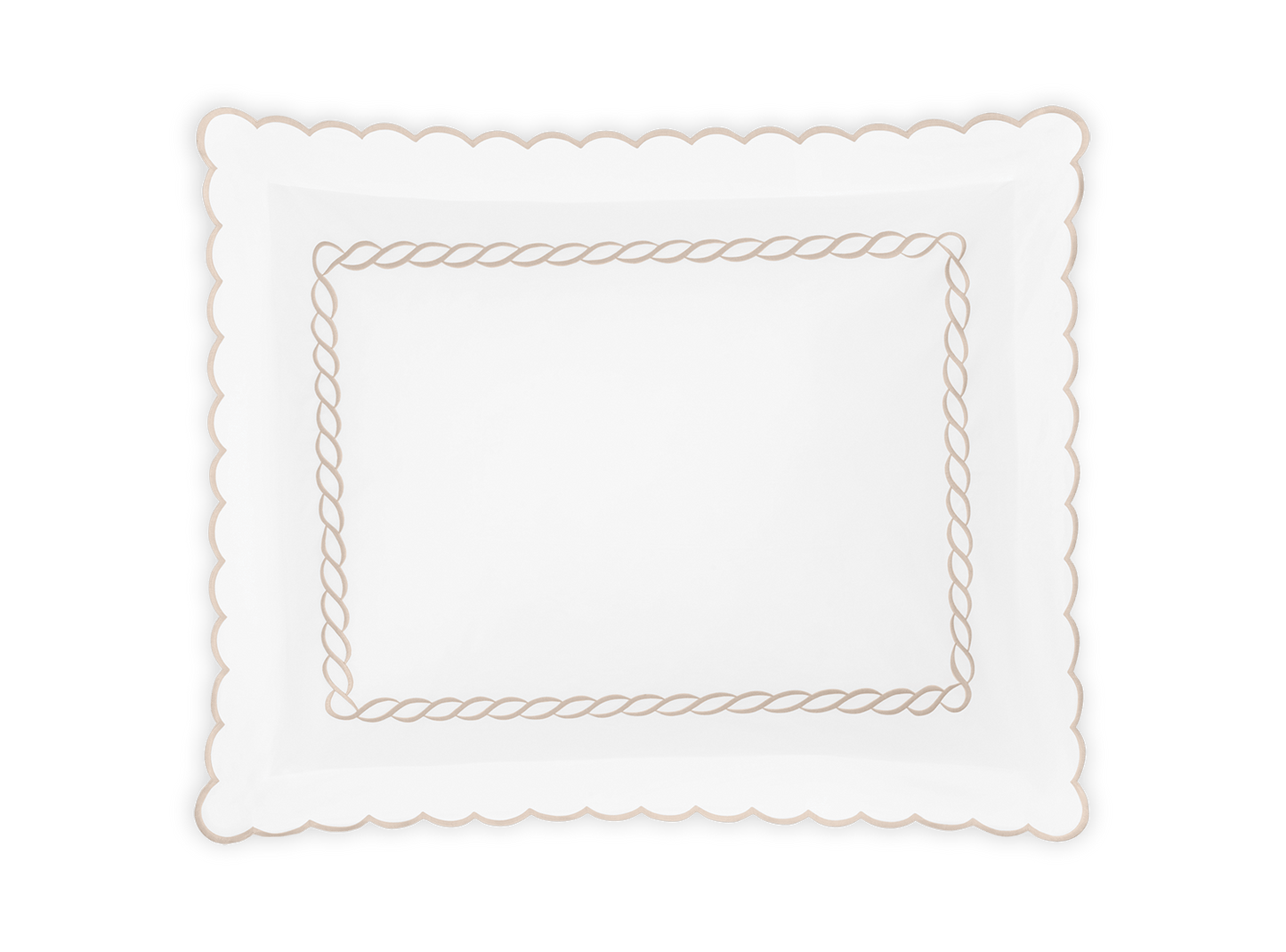 Classic Chain Scallop Sham