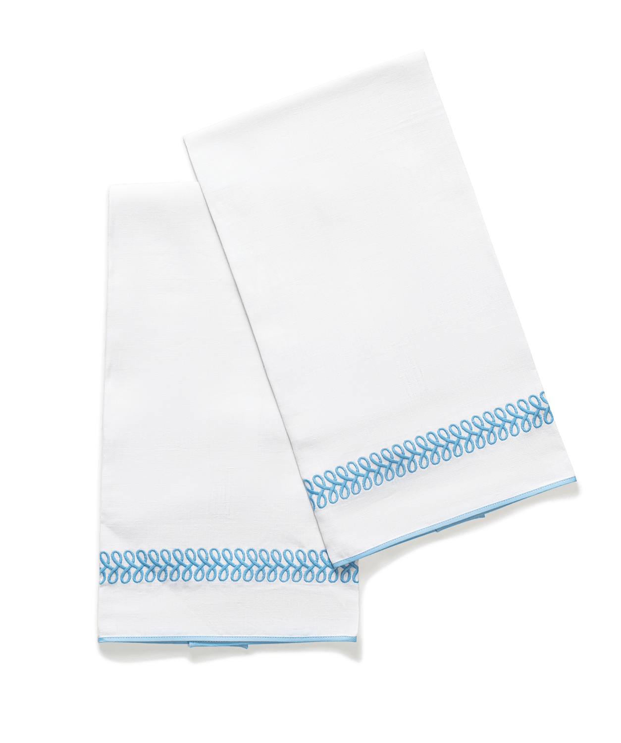 Astor Braid Guest Towels- Set of 2
