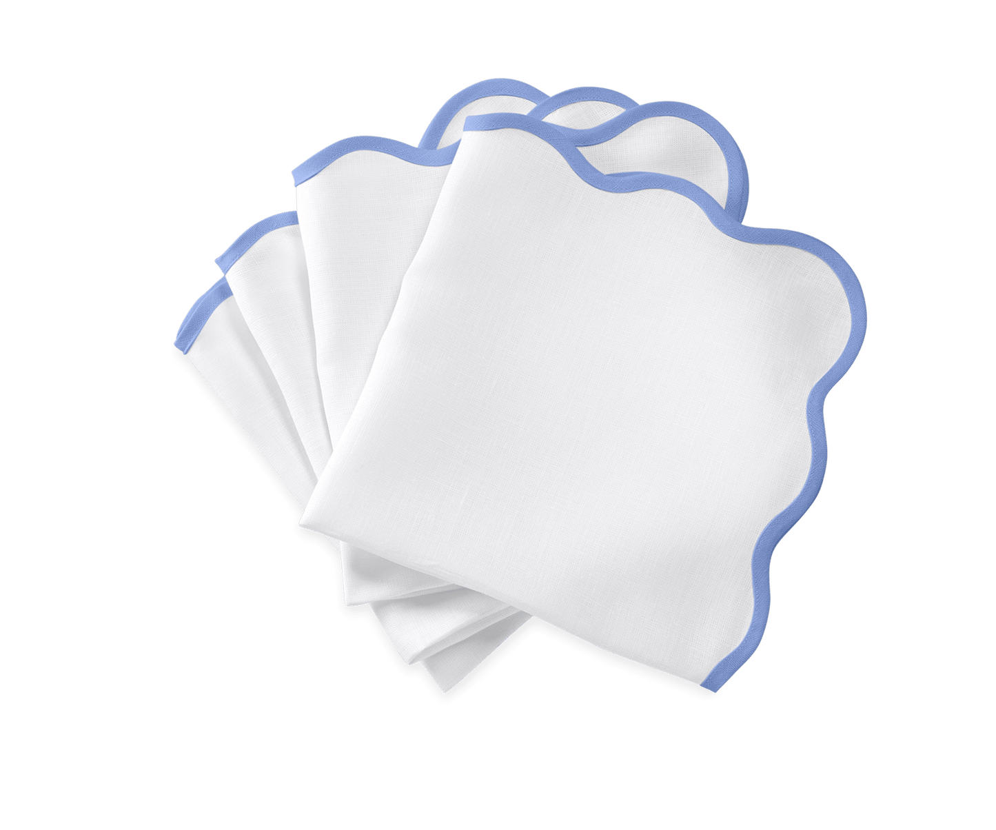 Scallop Edge Napkin Set of 4