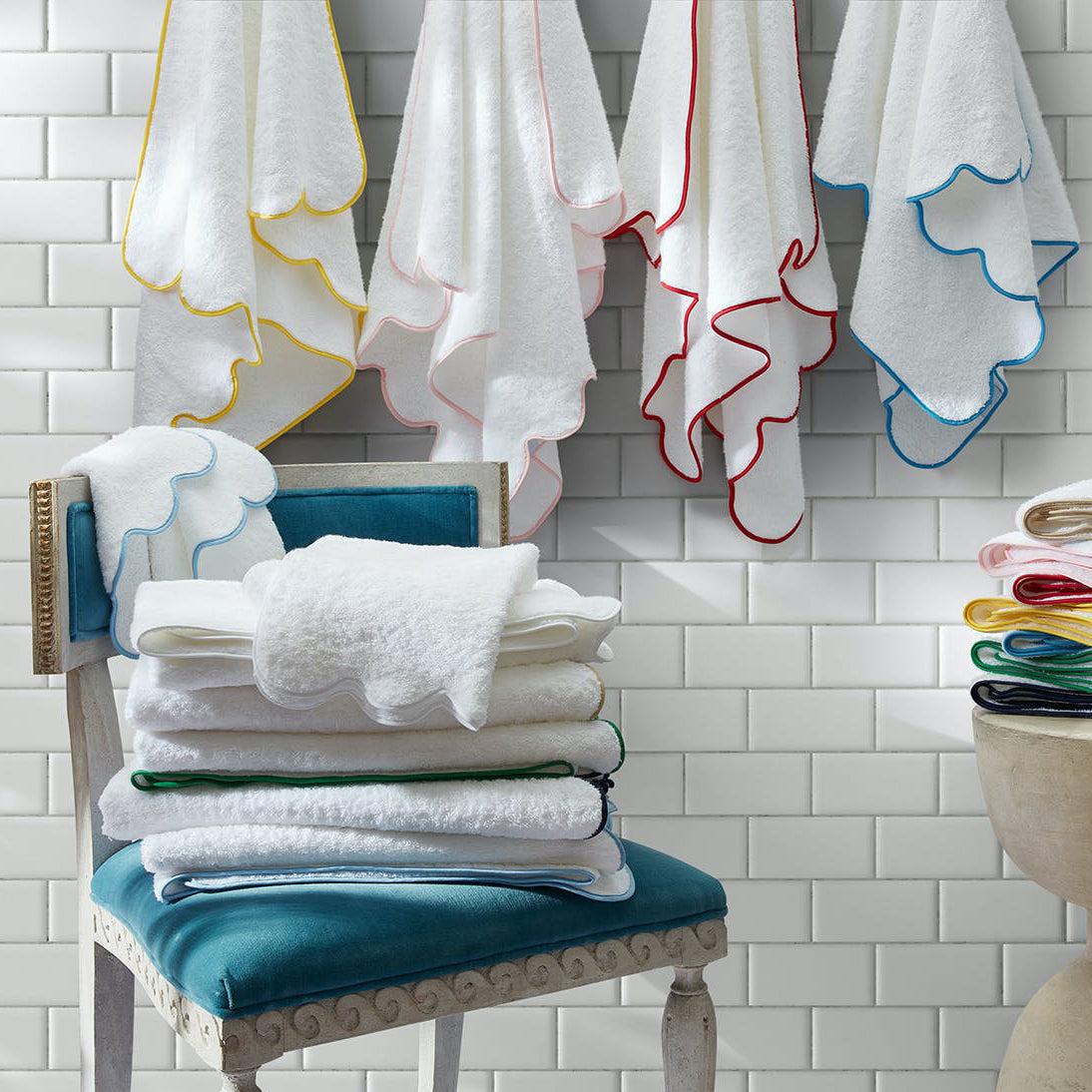 Cairo Scallop Towels Sotre Collection