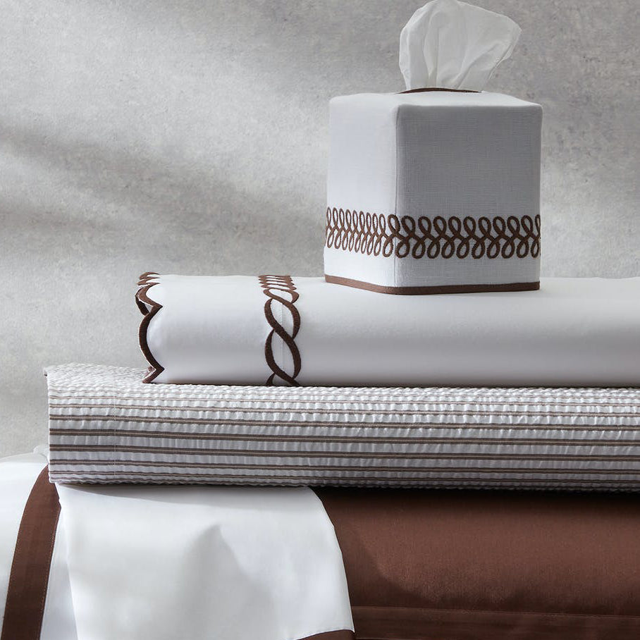 Astor Braid Tissue Box Cover