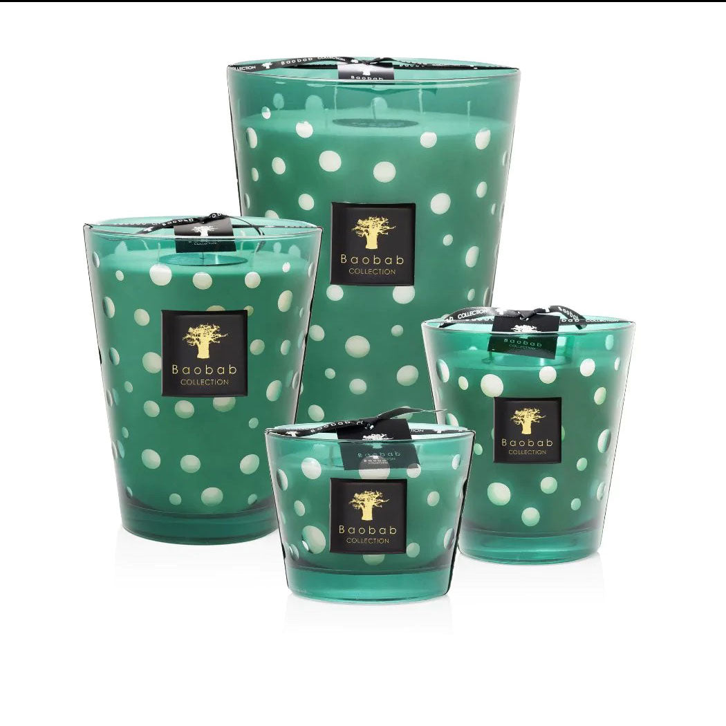 Green Bubbles Candle
