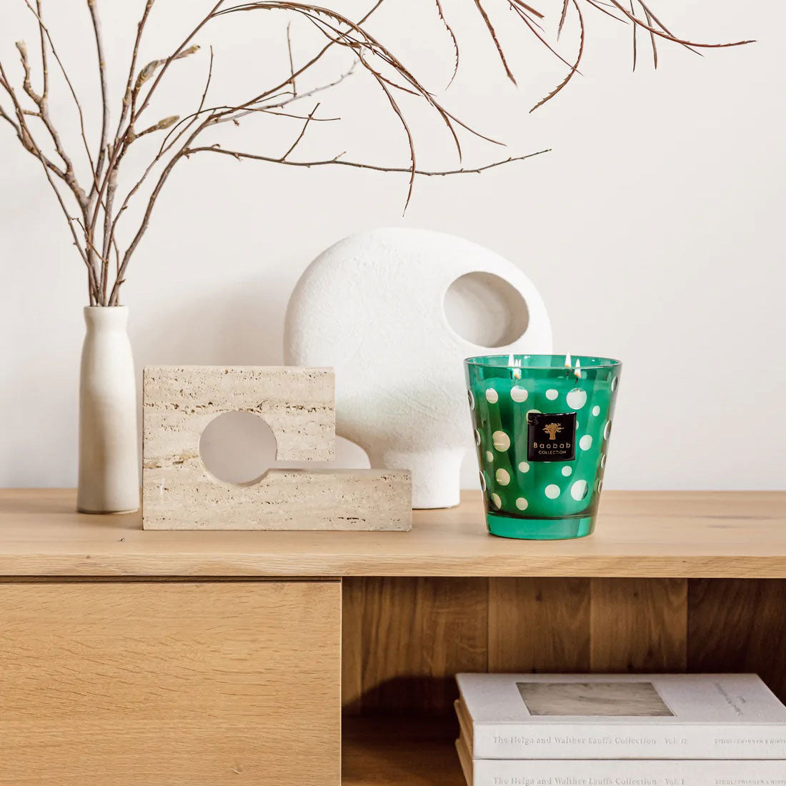 Green Bubbles Candle