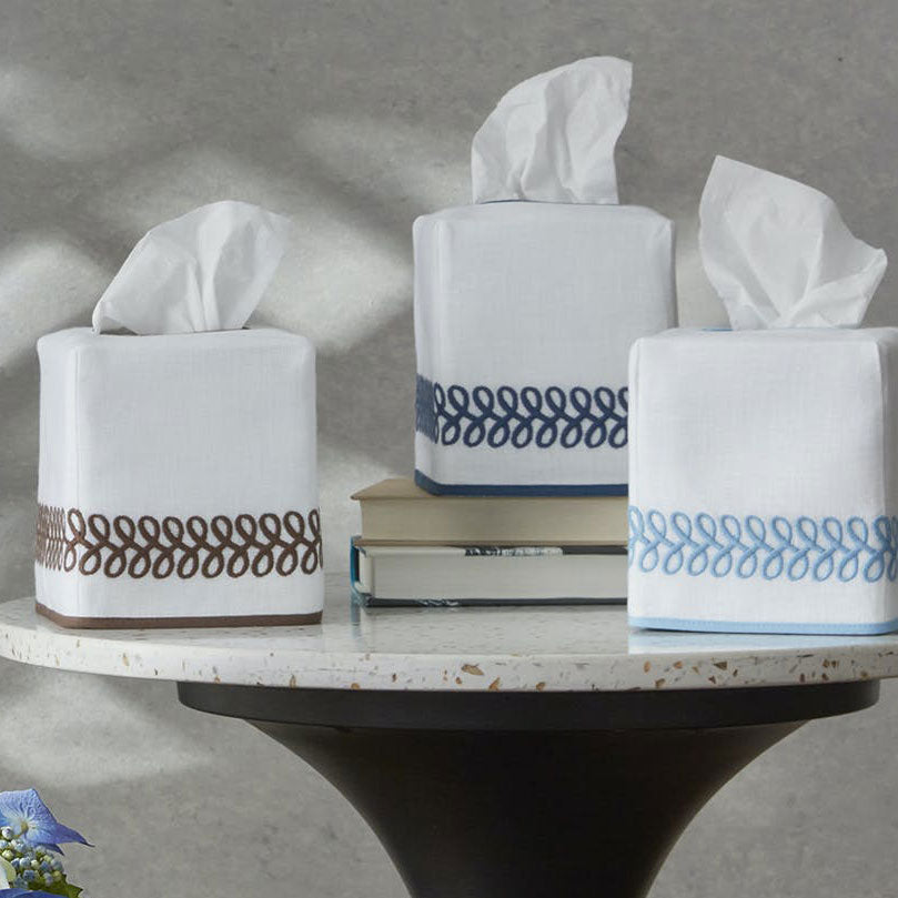 Astor Braid Tissue Box Cover