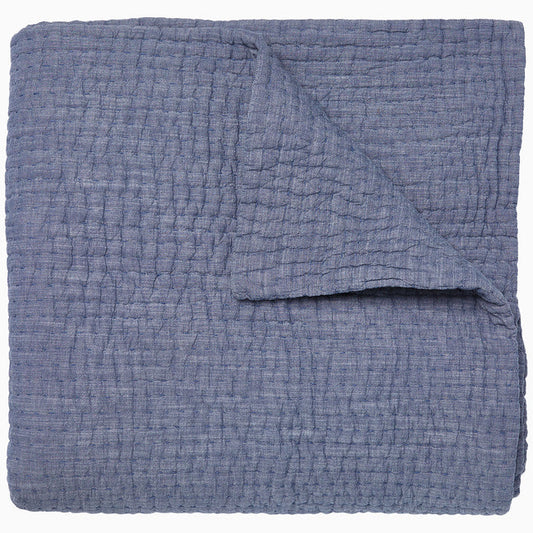John Robshaw Vivada Indigo Woven Quilt