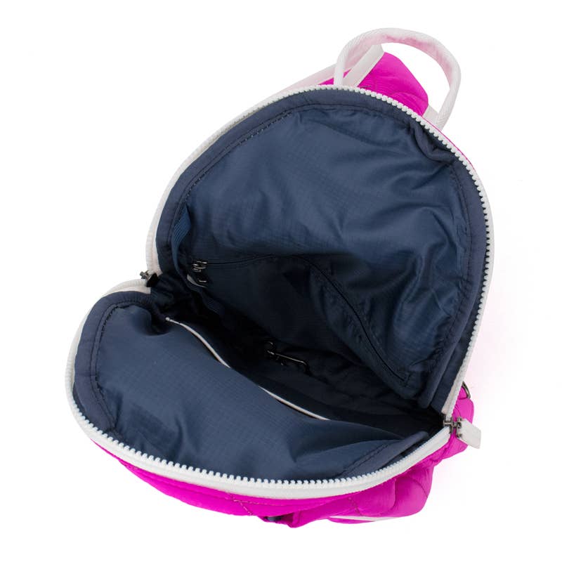 Pickleball Courtside Sling - Vivid Pink / White