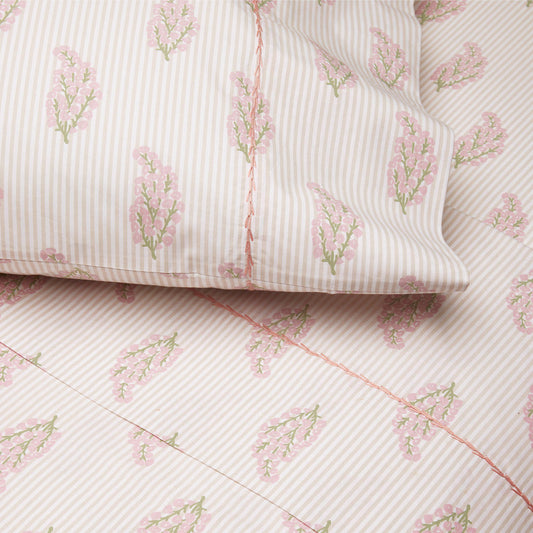 Nirvi Lotus Organic Sheets by John Robshaw