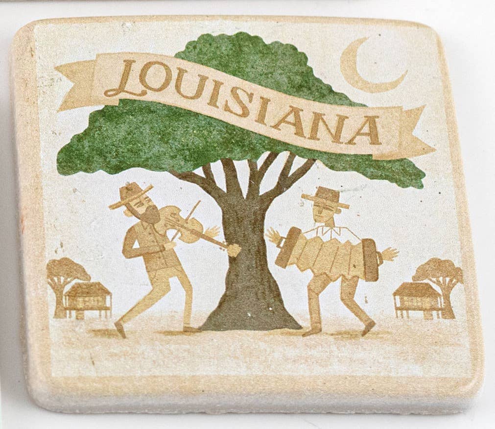Coaster Set - Vintage Louisiana