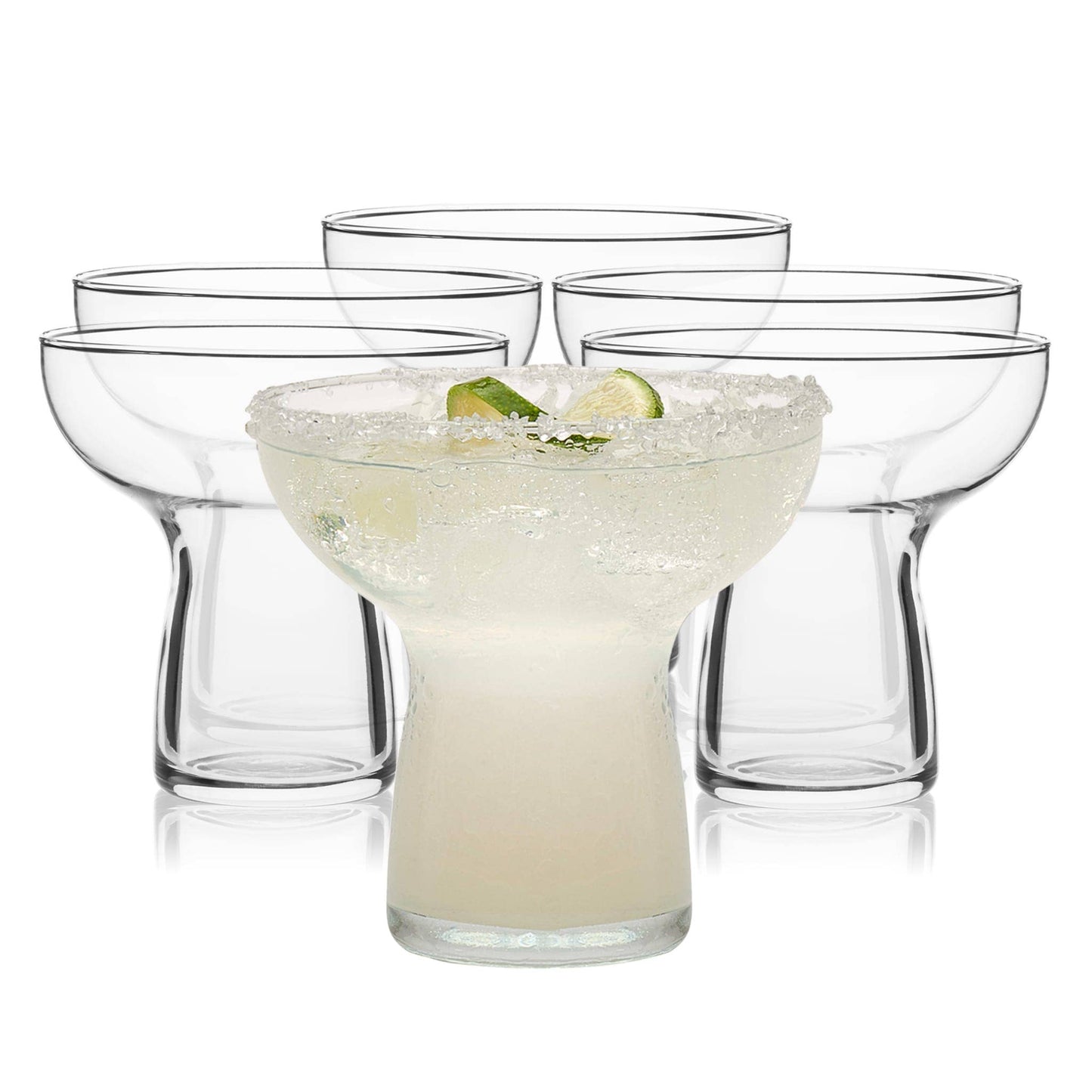 Stemless Margarita Glasses, Set of 6