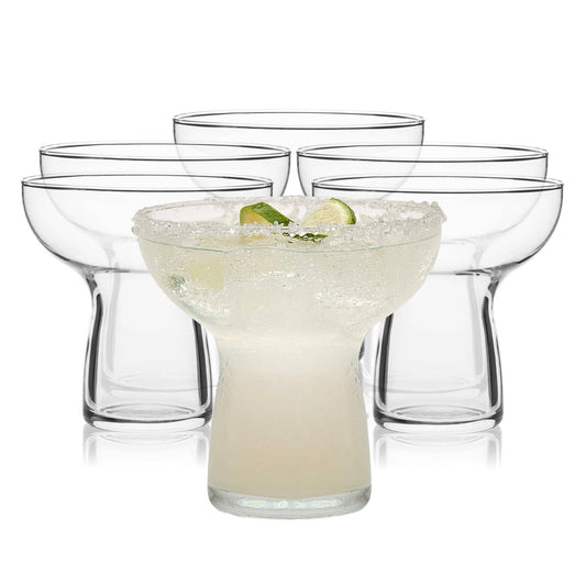 Stemless Margarita Glasses, Set of 6