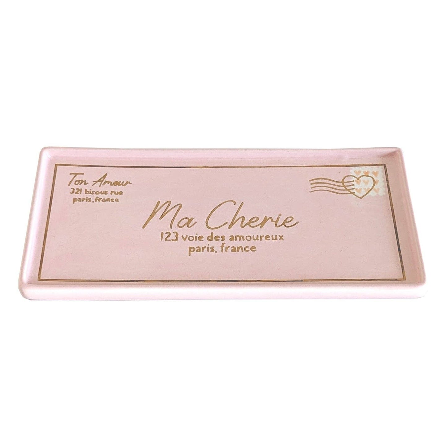 Love Letters Trays: Pink and Coral / Letter