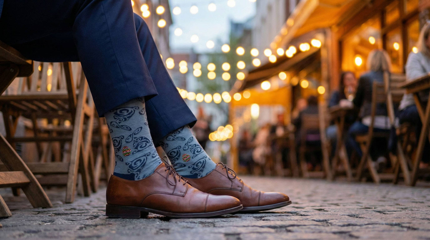 "Rabbits Foot" - Easter Themed Fine Men's Socks