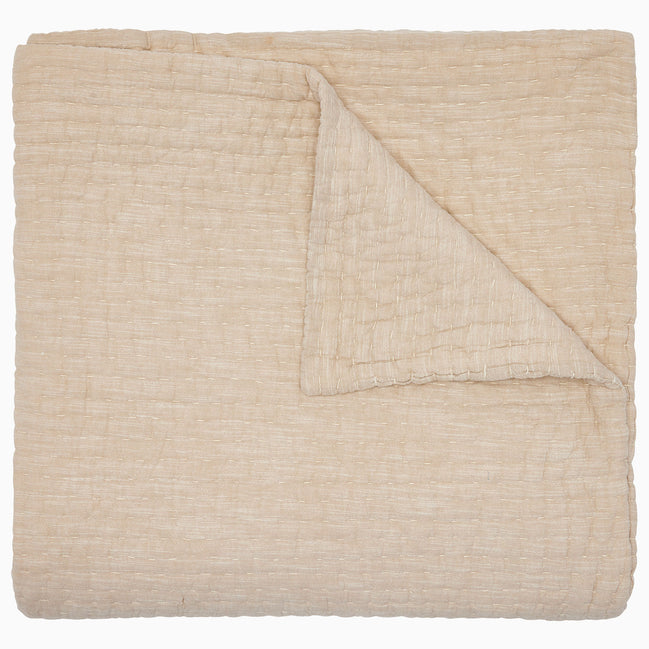 John Robshaw Vivada Sand Woven Quilt