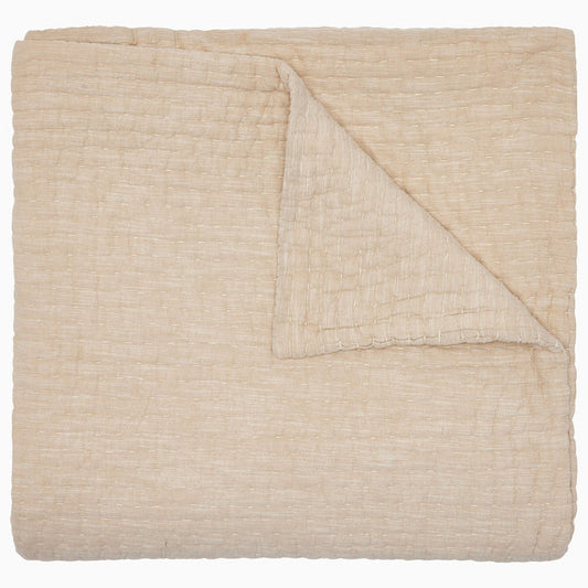 John Robshaw Vivada Sand Woven Quilt