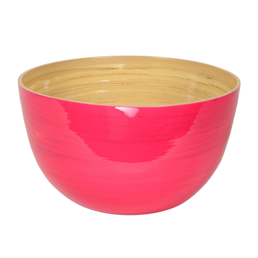 Bamboo Family Bowl: Fuchsia