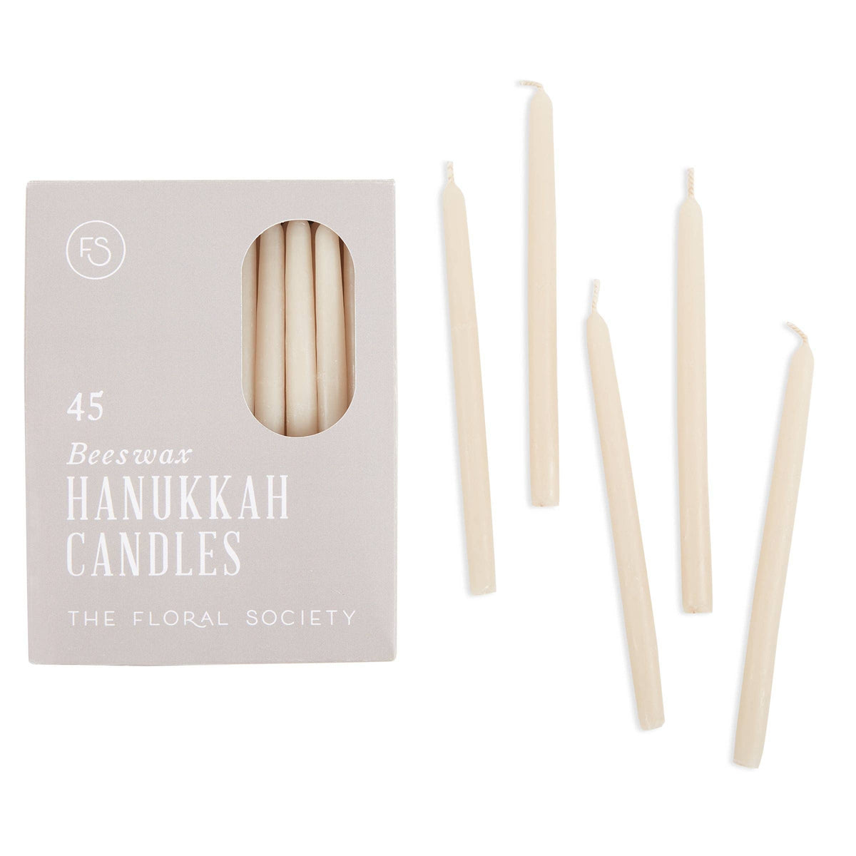 Beeswax Hanukkah Candles: Salt