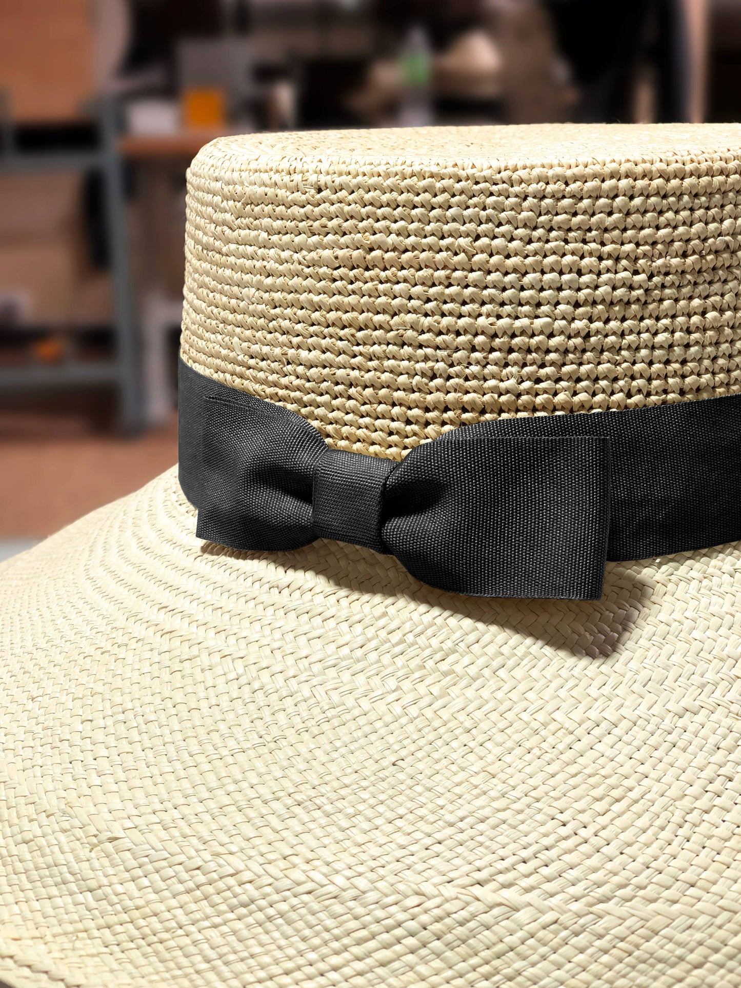 Manabi Summer Bucket Hat- Mixed Crochet Style Panama Hat: One size fits most women