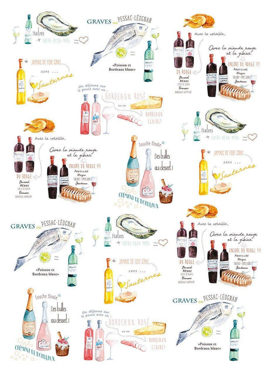 Accord Vin - Linge a vaisselle / Tea Towel